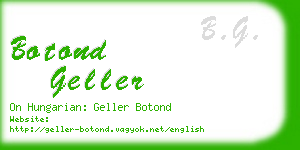 botond geller business card